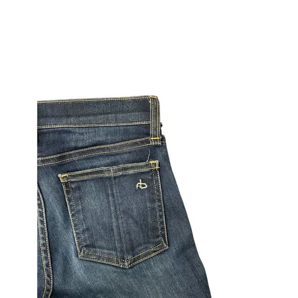 Rag & Bone Skinny Fit Womens Jeans Size 24 Medium Wash Denim Classic Style - Picture 6 of 7